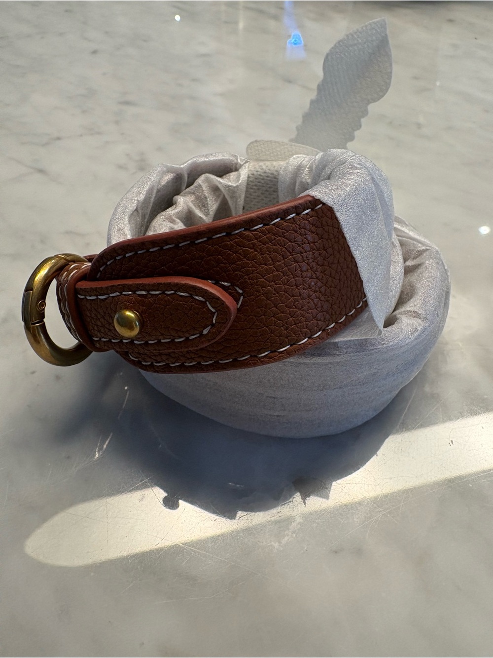 Caramel Woven Basket Bag - Picture 9 of 9